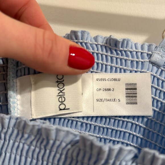 PEIXOTO Clementine Maxi Dress in Cloud Blue (size small) - Picture 4 of 4